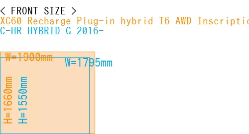 #XC60 Recharge Plug-in hybrid T6 AWD Inscription 2022- + C-HR HYBRID G 2016-